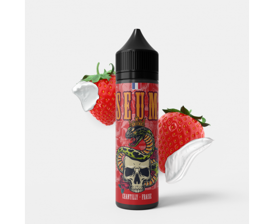 Chantilly Fraise 50ml ZHC Seum - Bobble Liquide