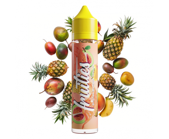 Ananas Mangue Goyave ZHC 50ml Fruities - Bobble liquide
