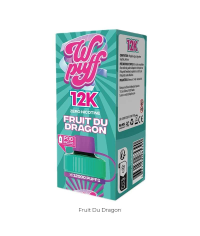 Pack 12K Wpuff - Liquideo Saveurs 12k -Wpuff - Liquideo Fruit du dragon
